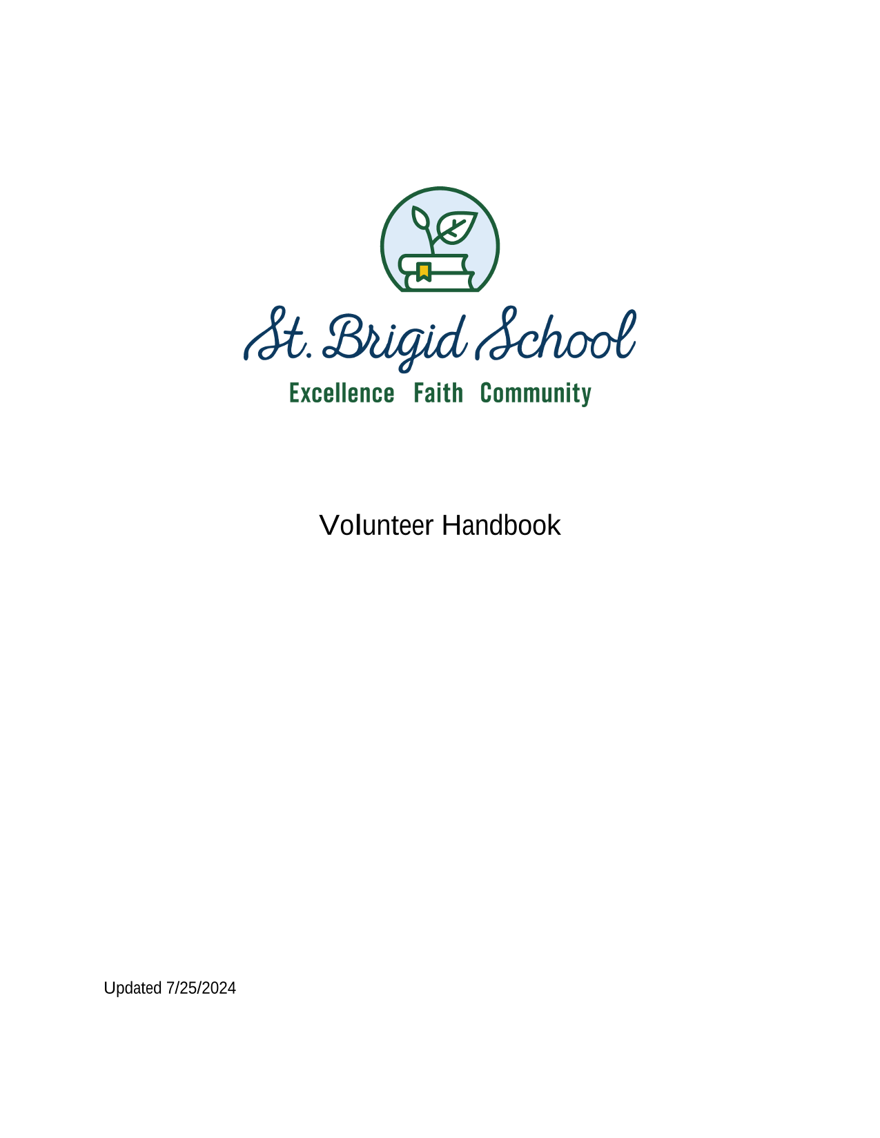 Volunteer Handbook screenshot