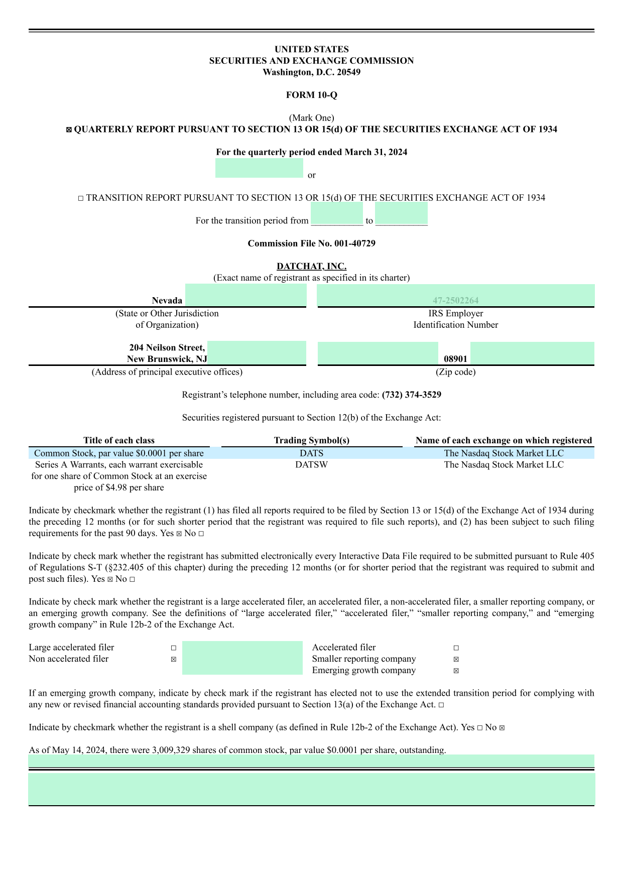 FORM 10 Q screenshot