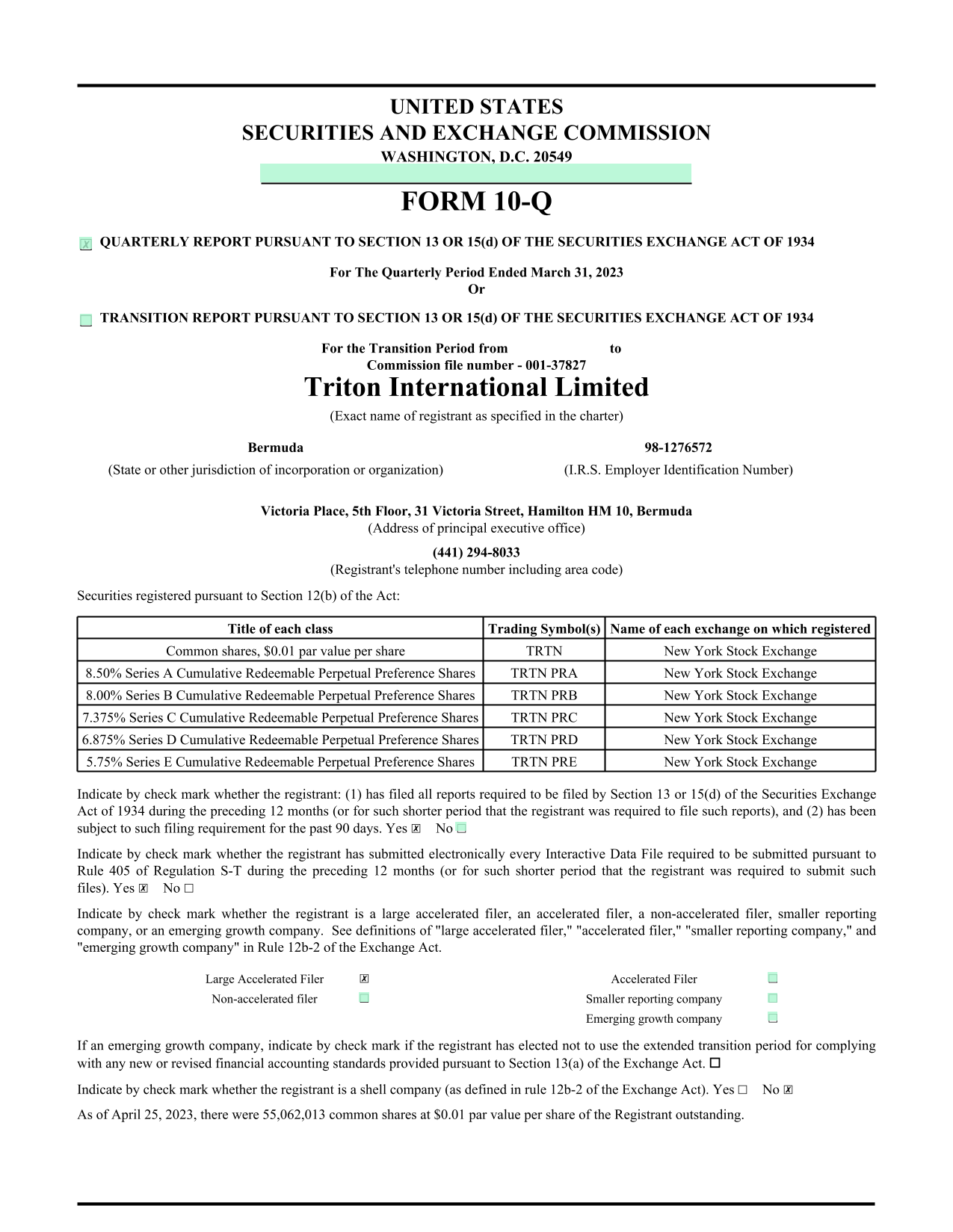 Form 10 Q screenshot