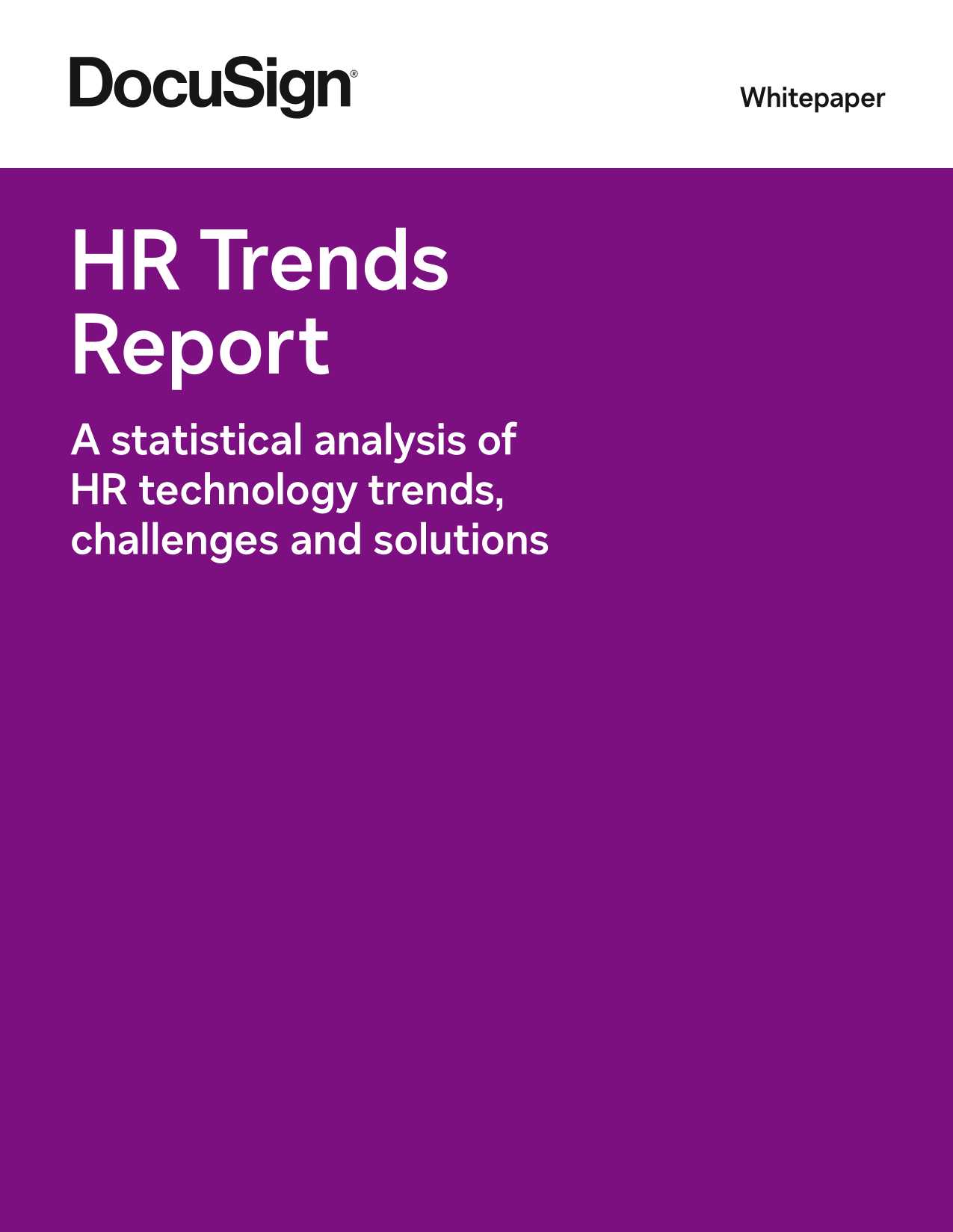 HR Trends Report screenshot