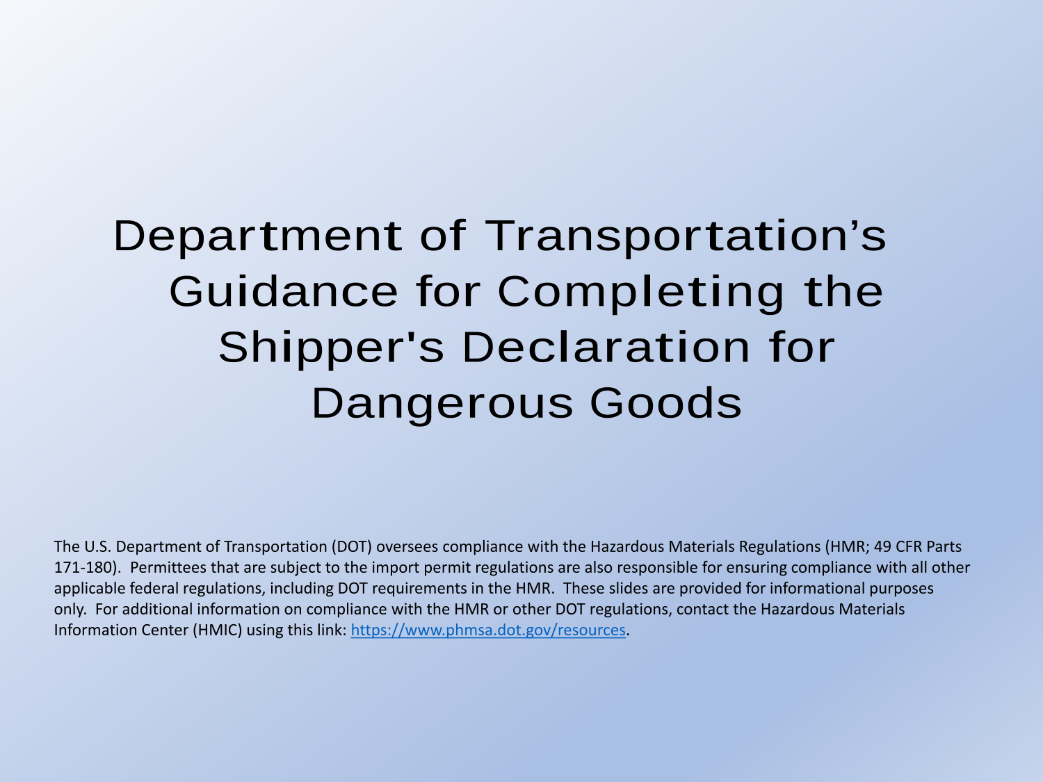 ShipperS Declaration For Dangerous Goods screenshot