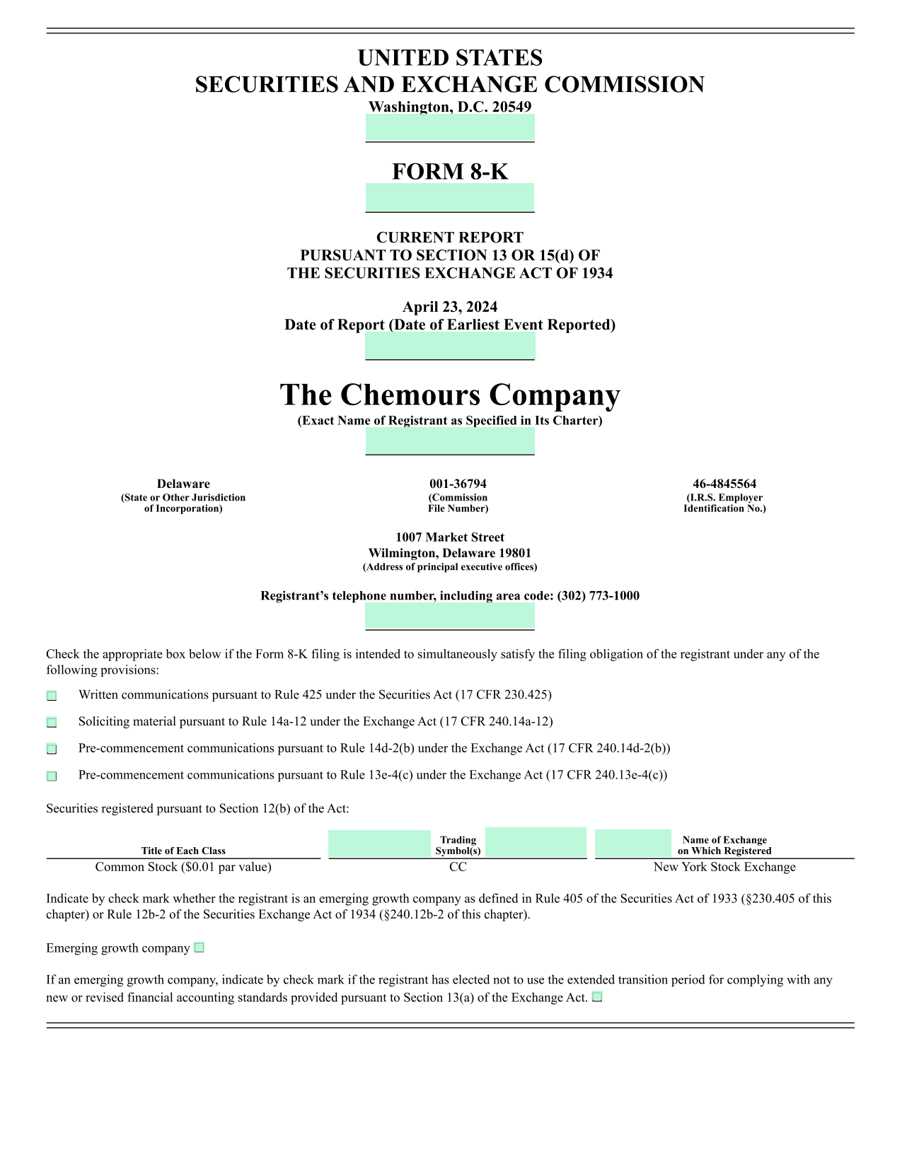 Form 8 K screenshot