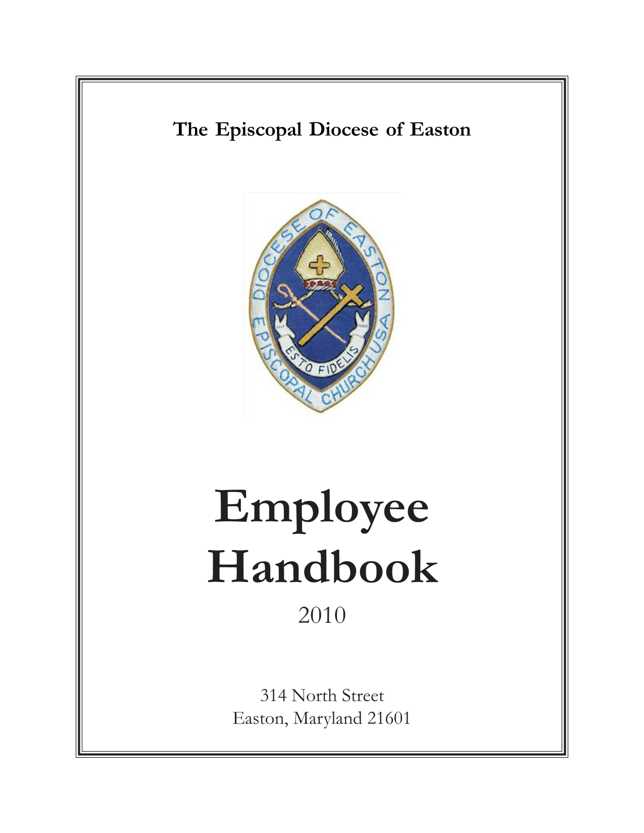 Employee Handbook screenshot