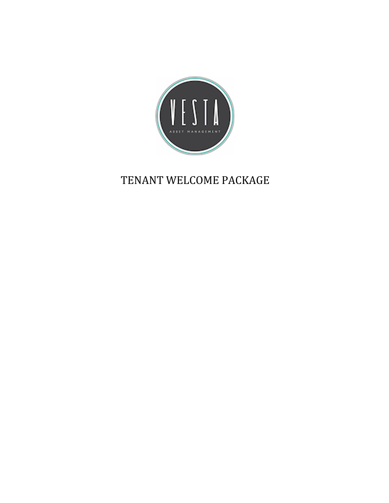 TENANT WELCOME PACKAGE screenshot