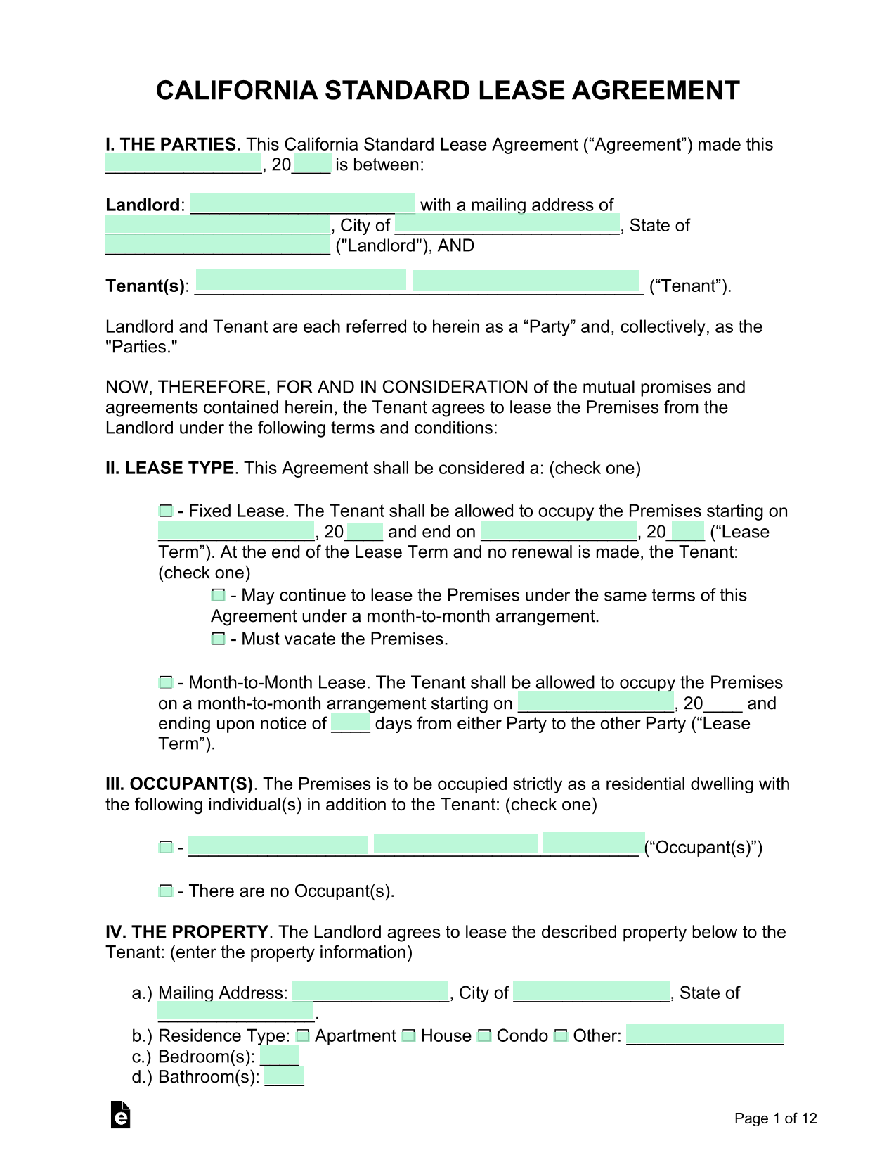 residential-rental-agreement for Free Fillable Printable Lease Agreement Form Residential Rental Agreement for Free Fillable Printable Lease Agreement Form