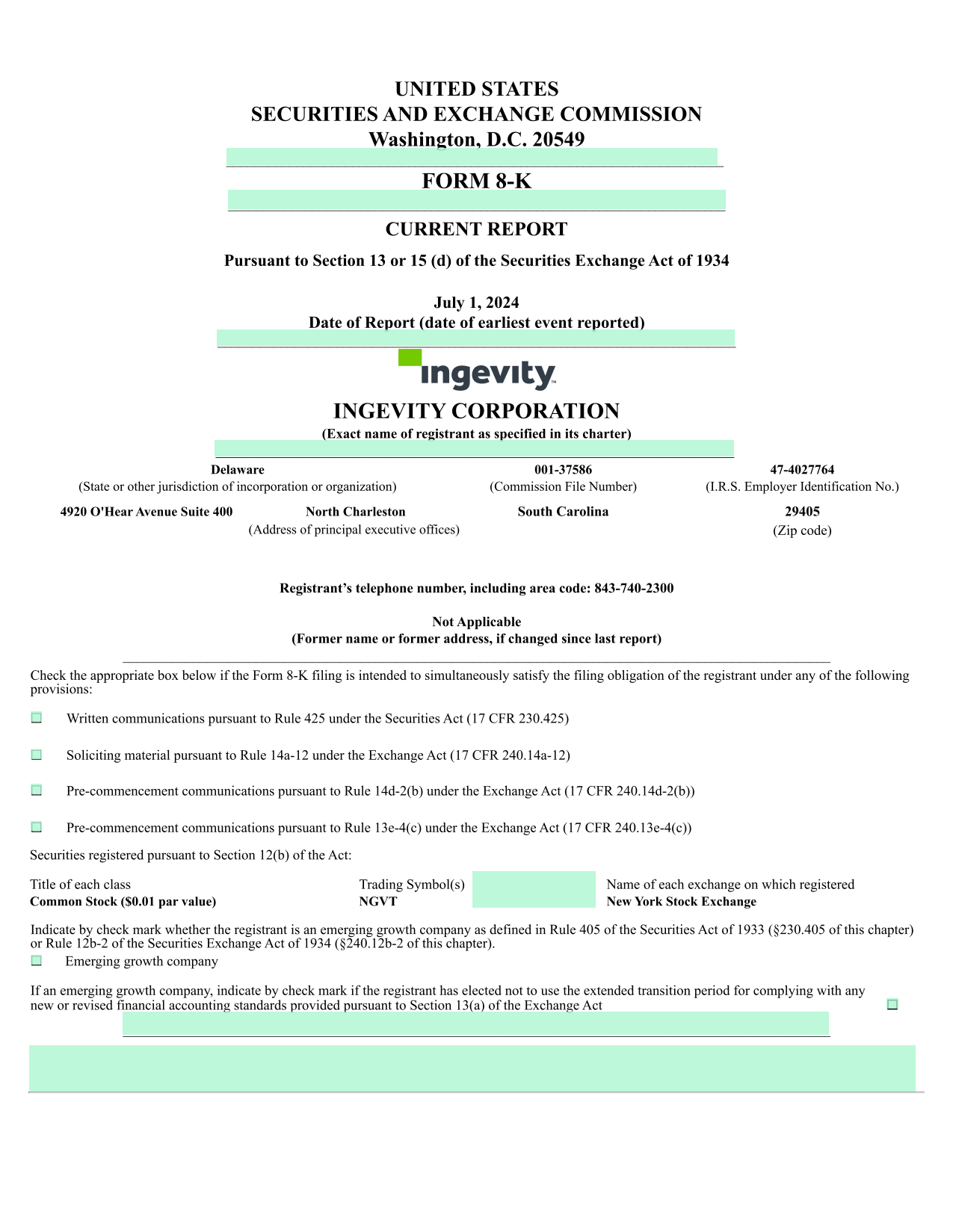 Form 8 K screenshot
