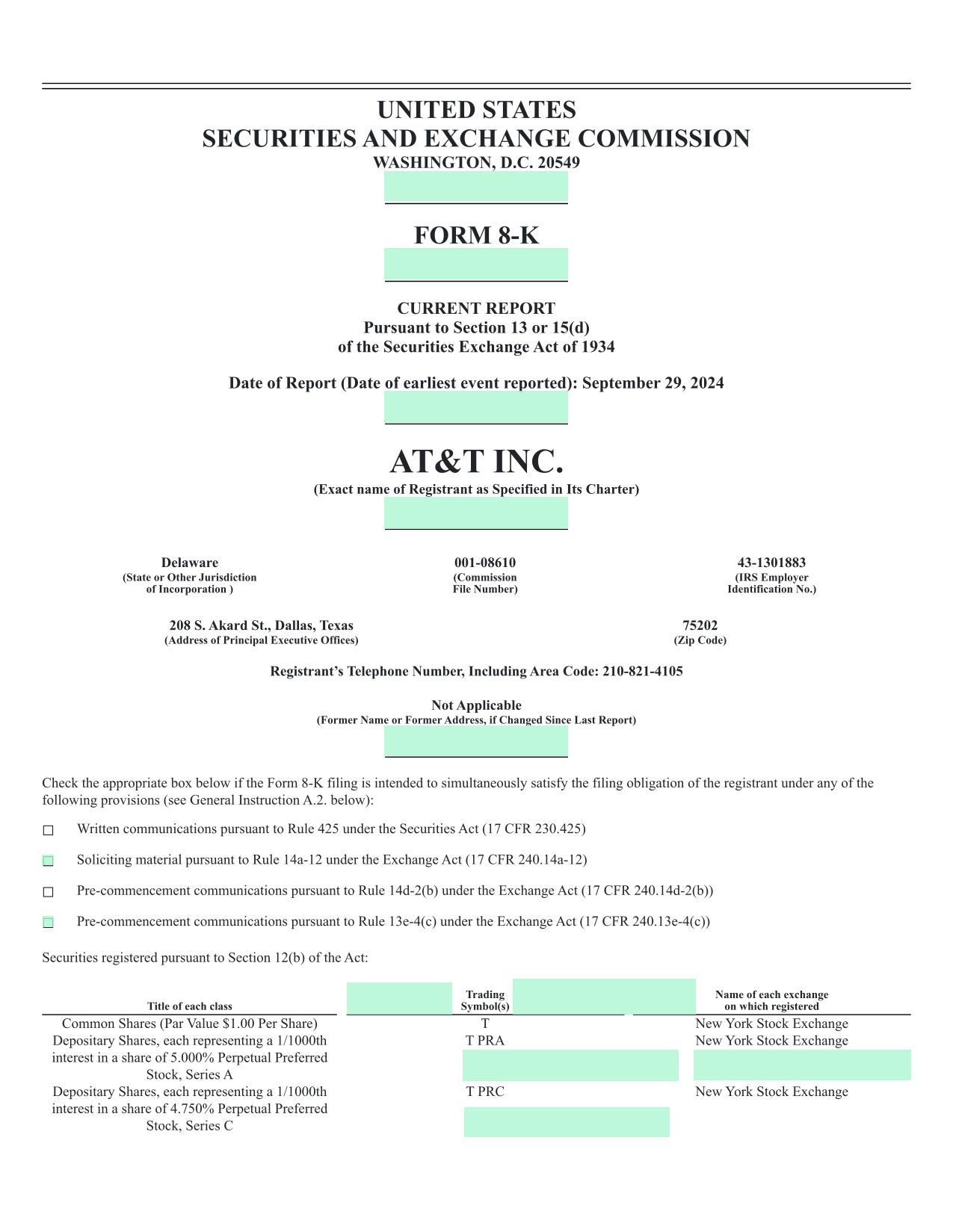 Form 8 K screenshot