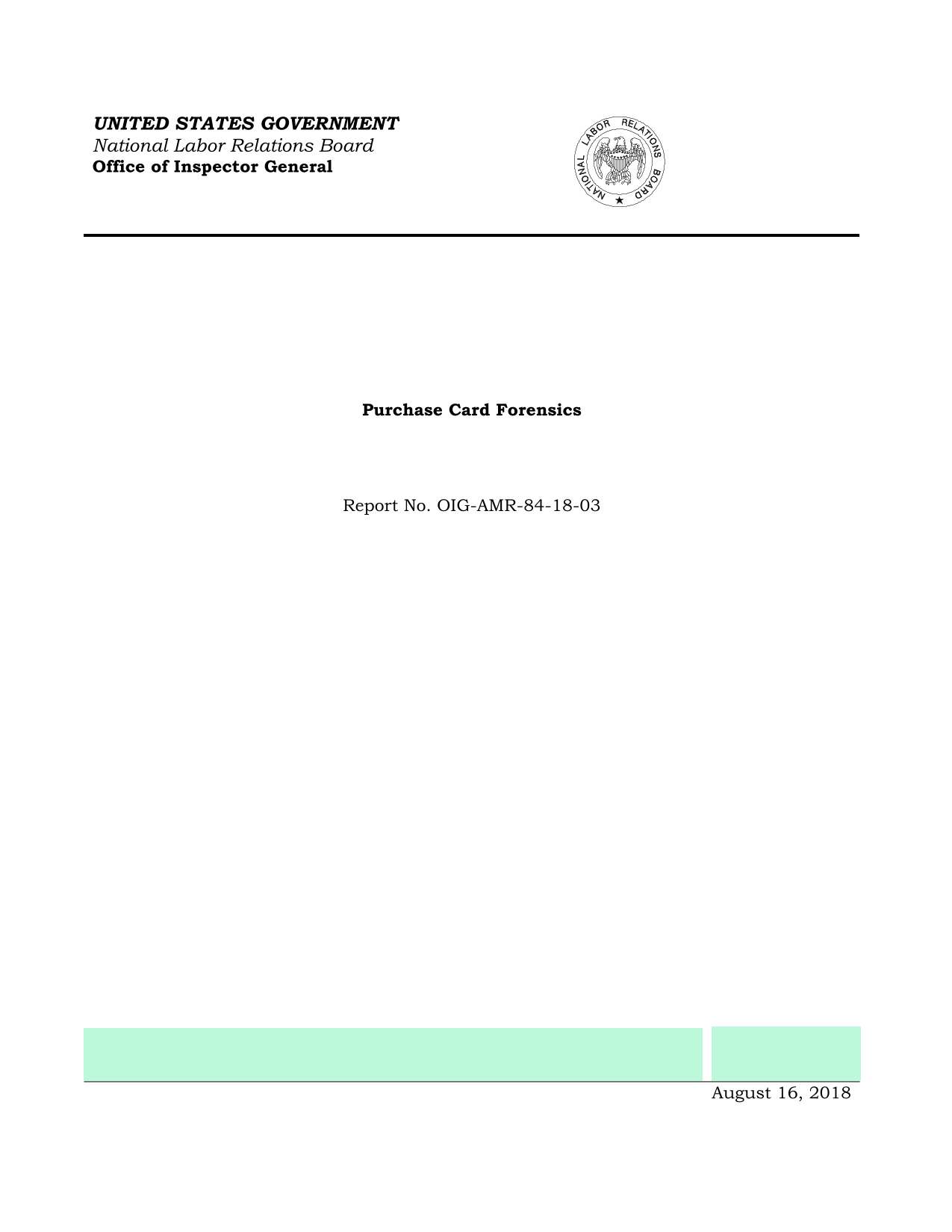 Purchase Card Forensics screenshot