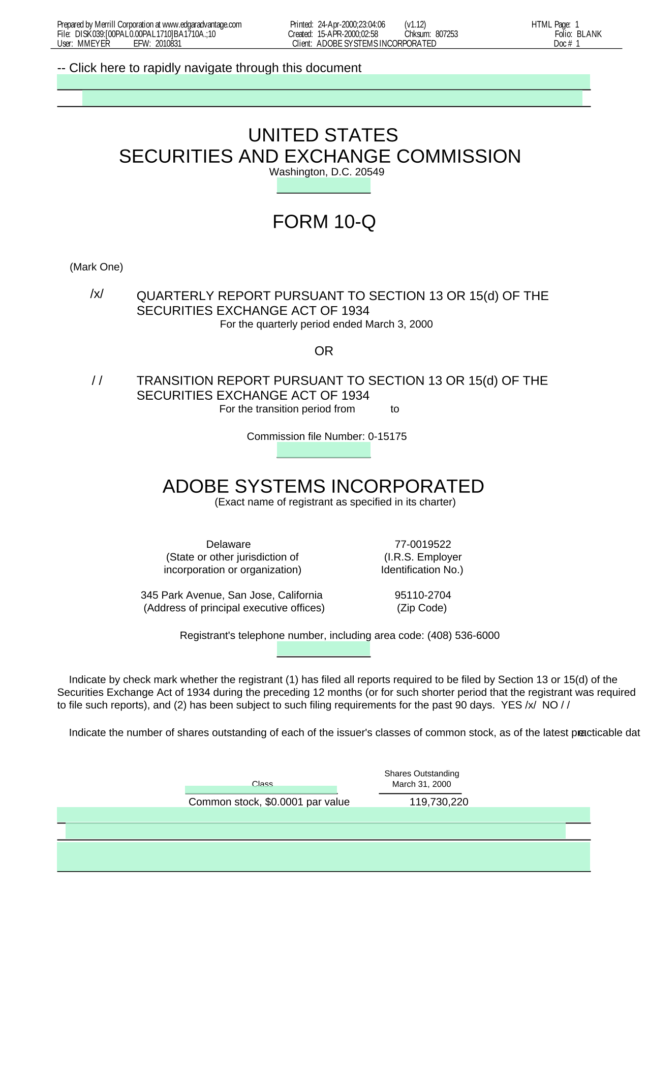 Form 10 Q screenshot