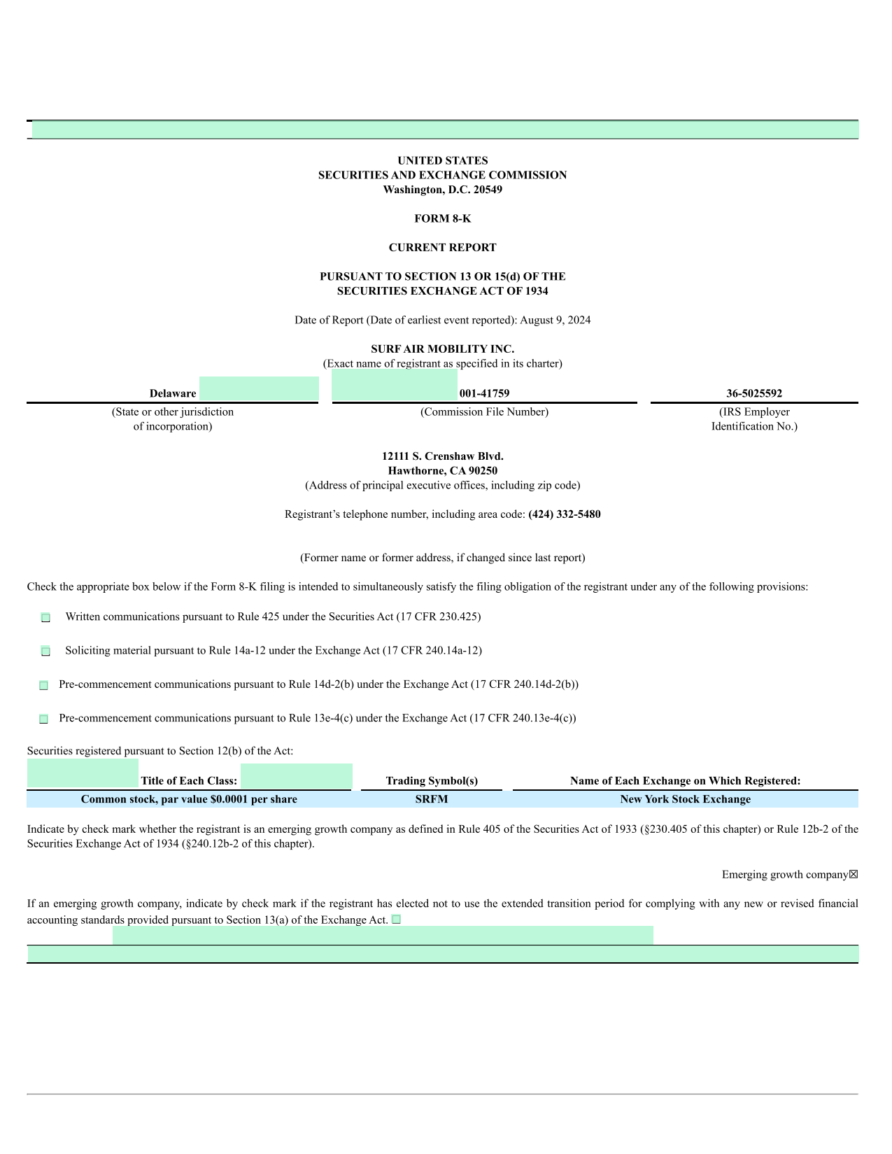 Form 8 K screenshot