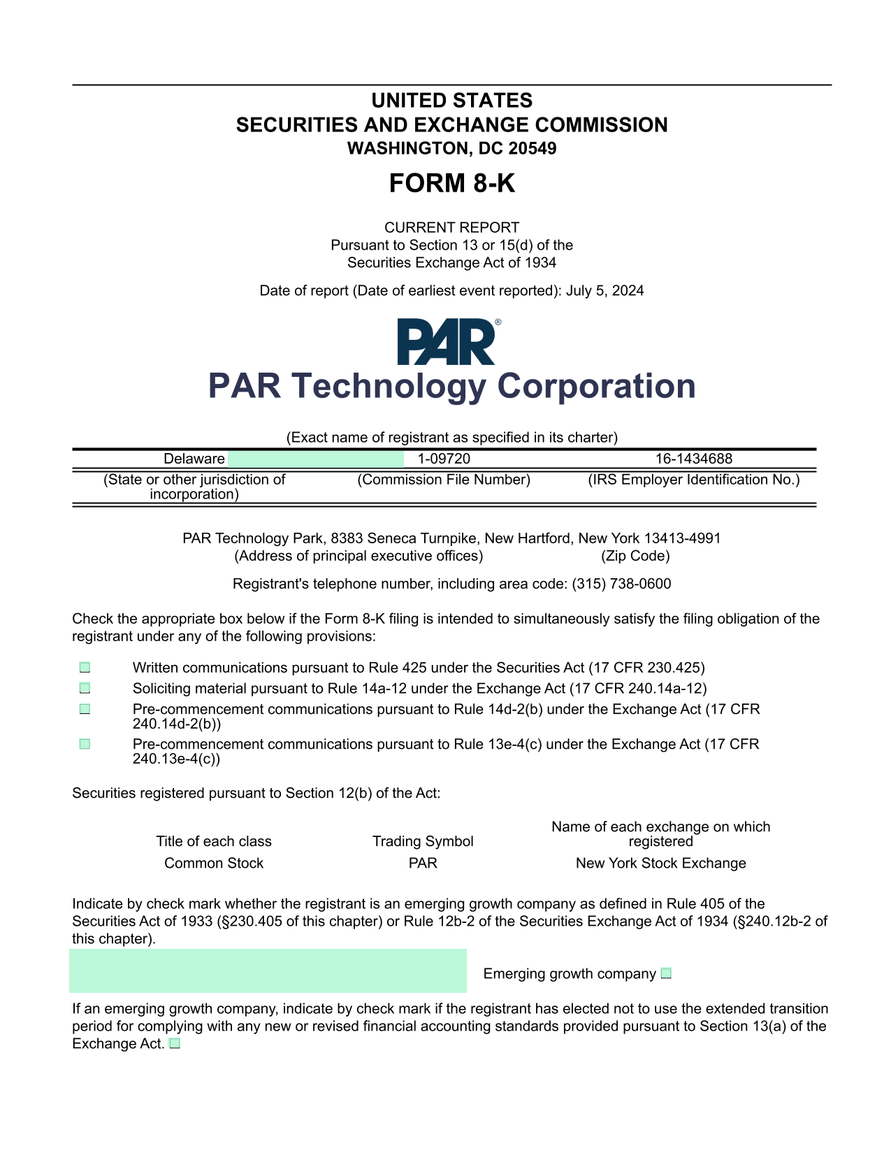 Form 8 K Current Report screenshot