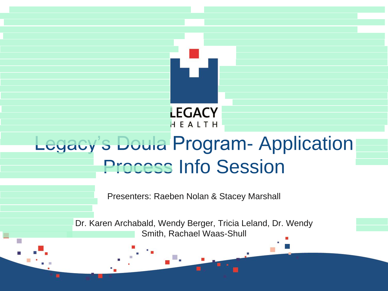 LegacyS Doula Program  Application Process Info Session screenshot