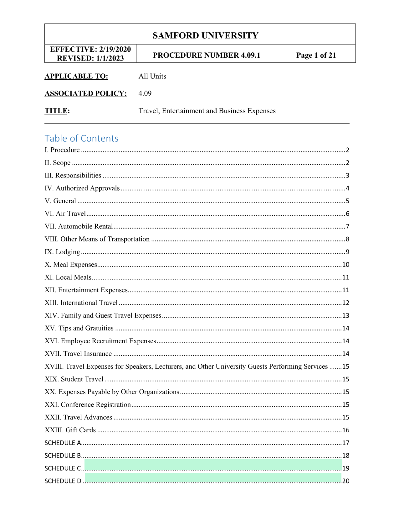 Travel, Entertainment And Business Expenses screenshot