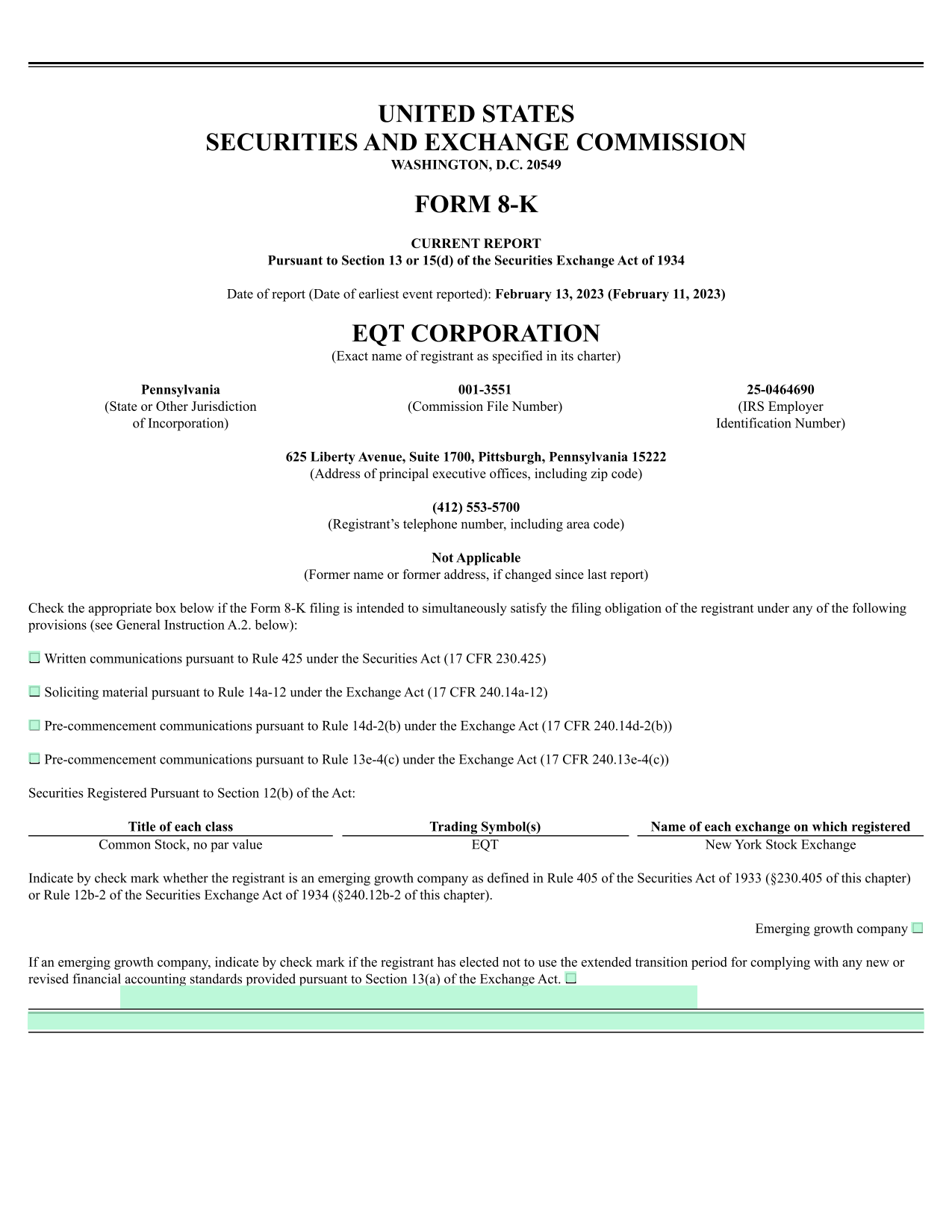 Form 8 K screenshot