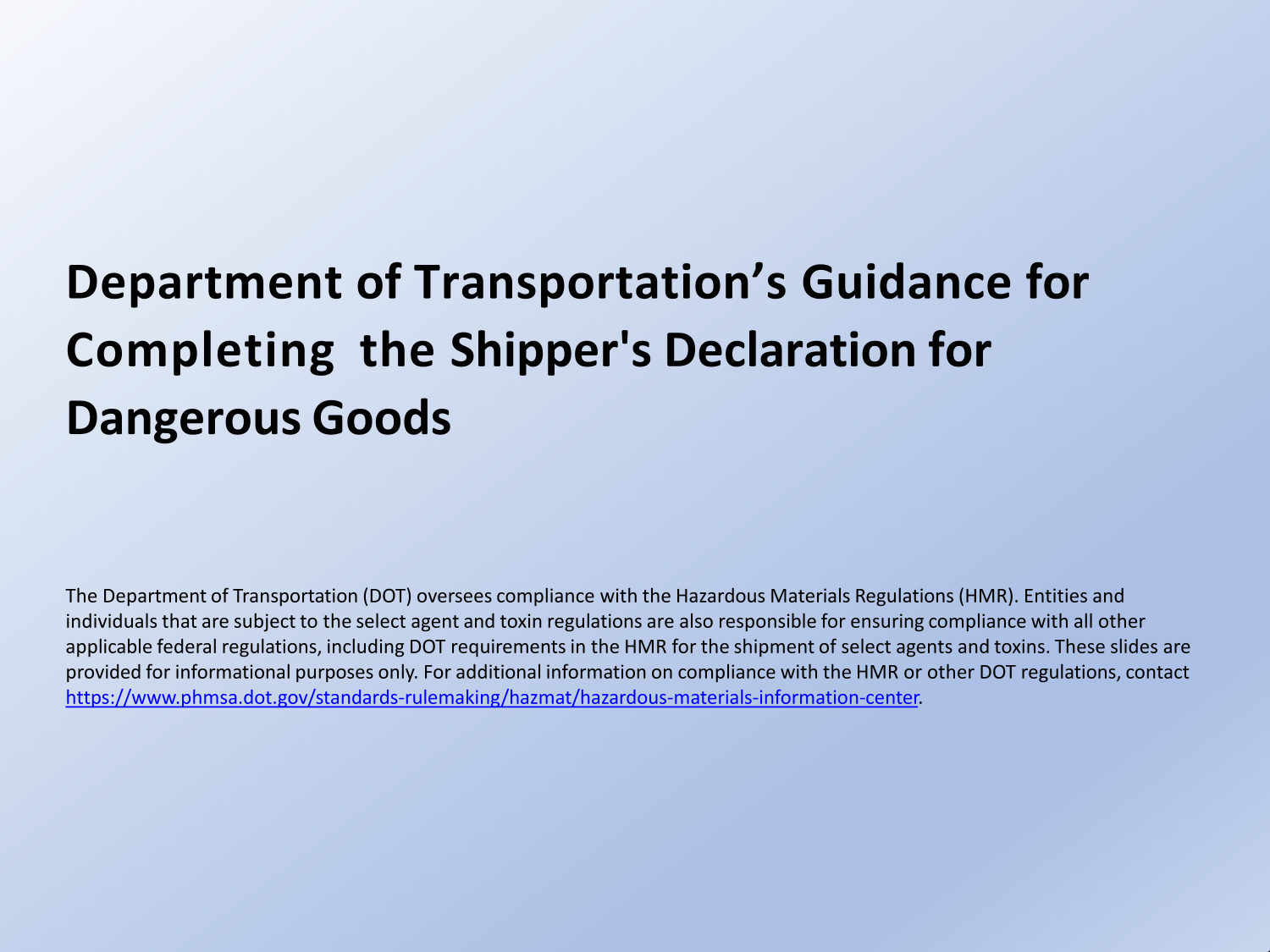 ShipperS Declaration For Dangerous Goods screenshot