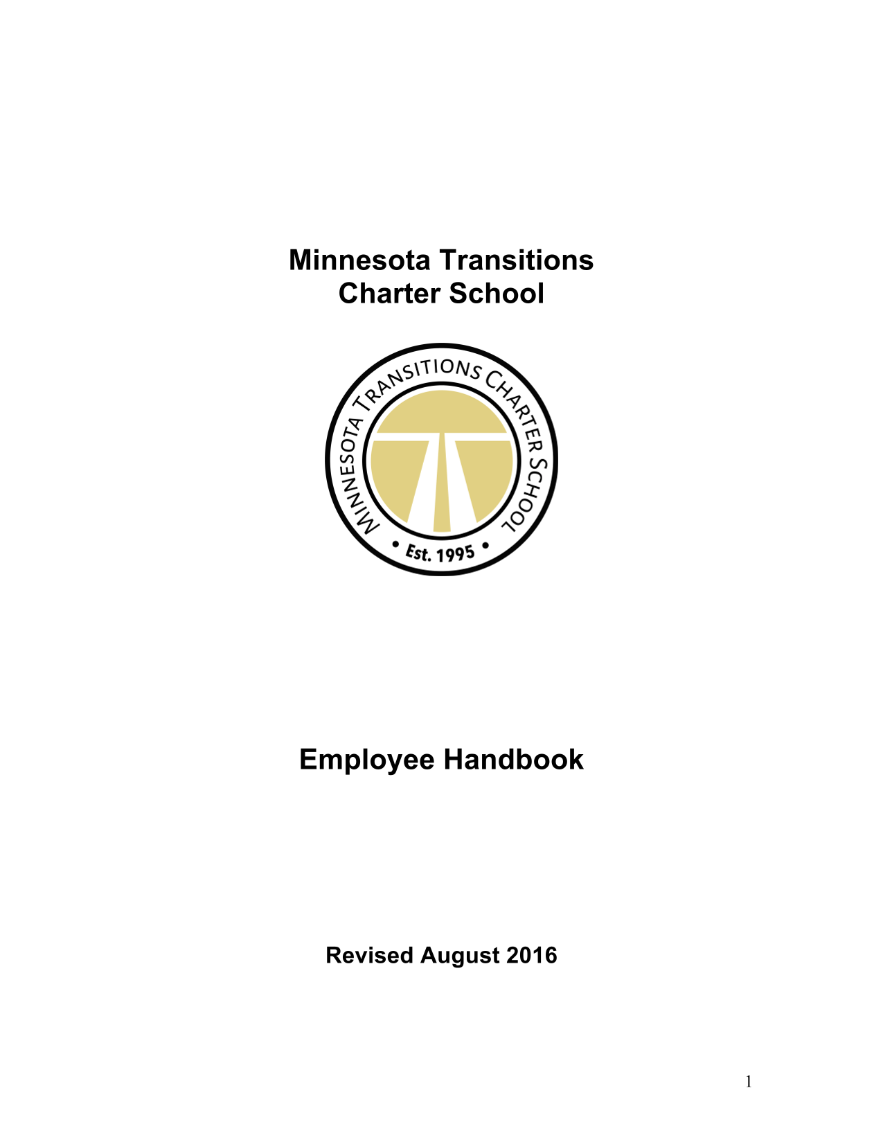 Minnesota Transitions Charter School Employee Handbook screenshot