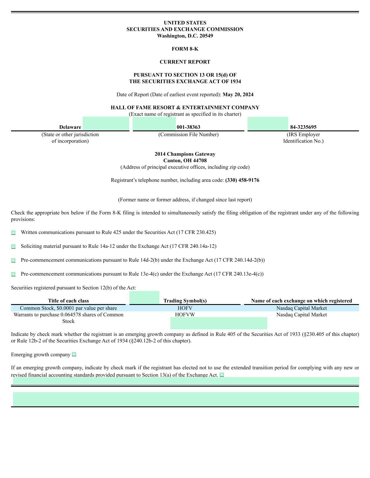 Form 8 K screenshot