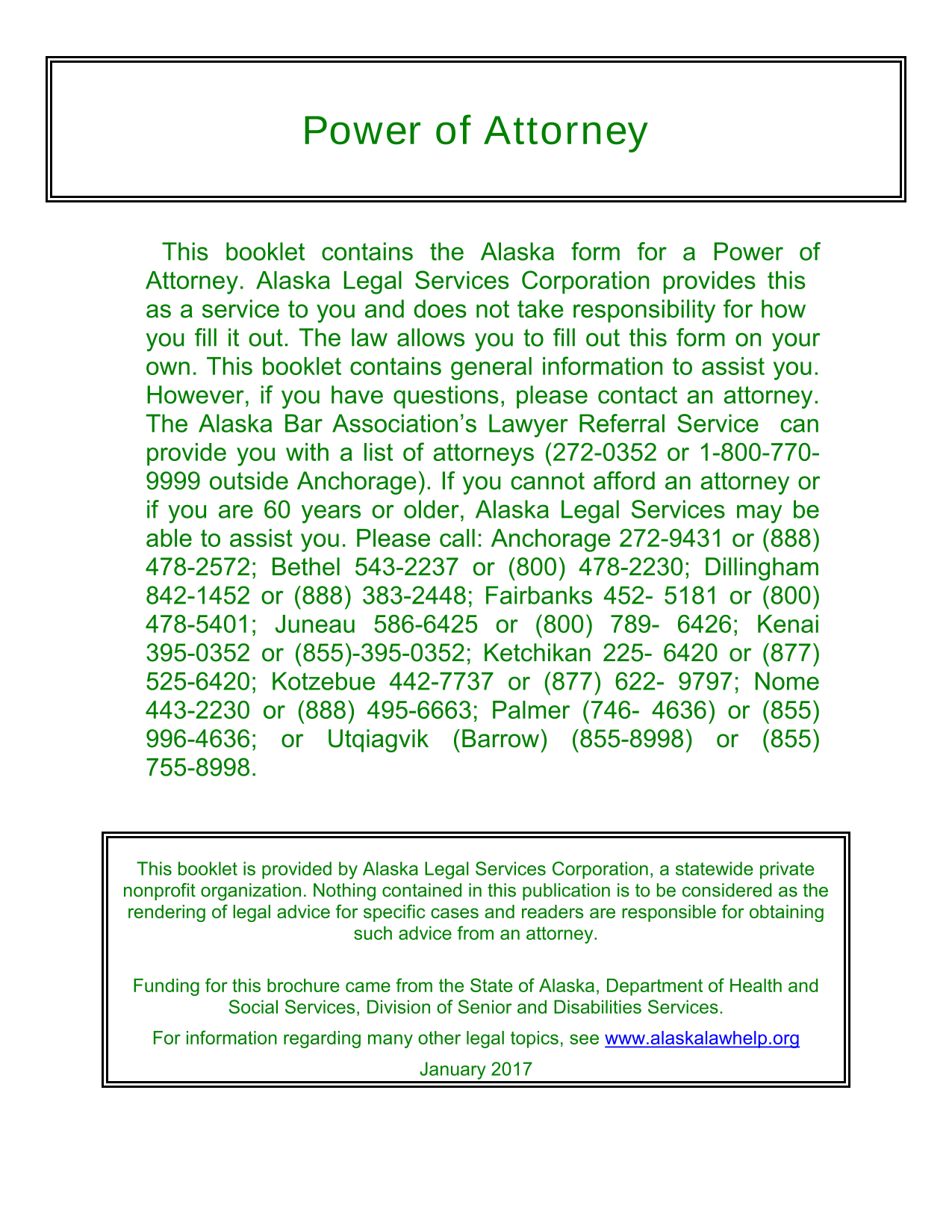 Power Of Attorney screenshot