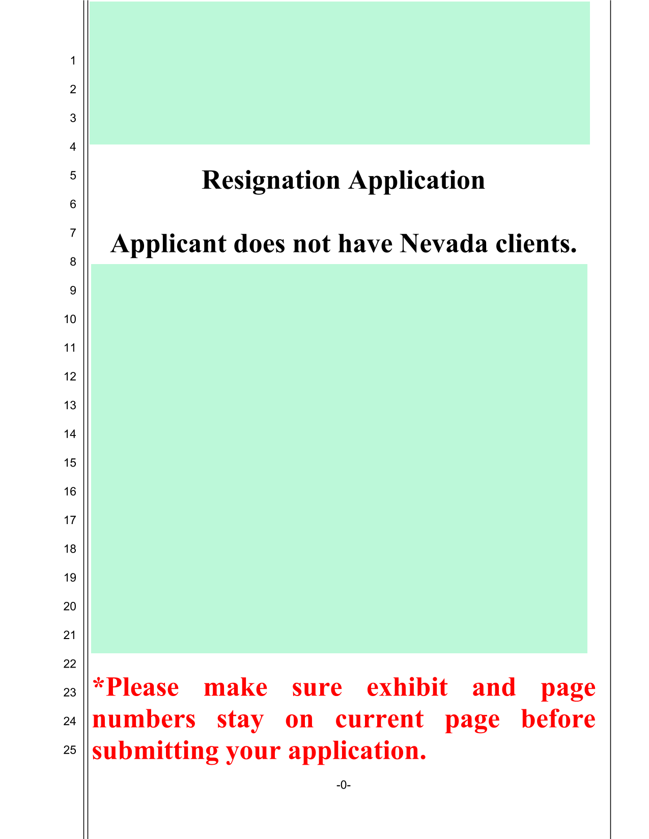 SCR 93(5) APPLICATION FOR RESIGNATION screenshot